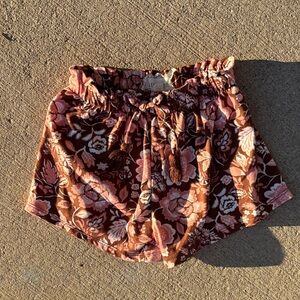 btween Brown Floral Shorts